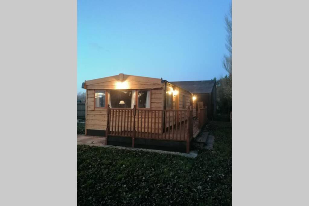 Poplar Lodge Log Caravan Kirkby on Bain Exteriér fotografie