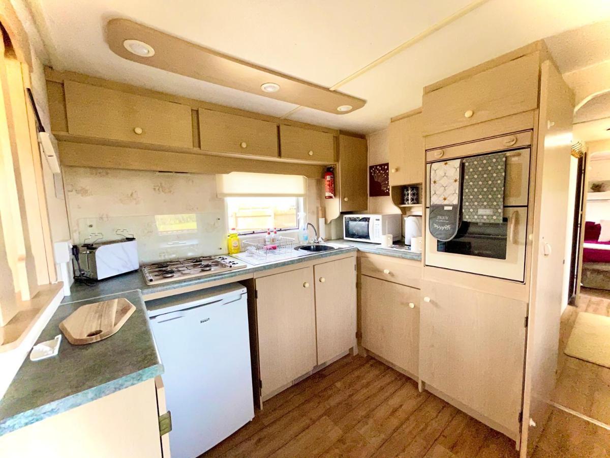 Poplar Lodge Log Caravan Kirkby on Bain Exteriér fotografie