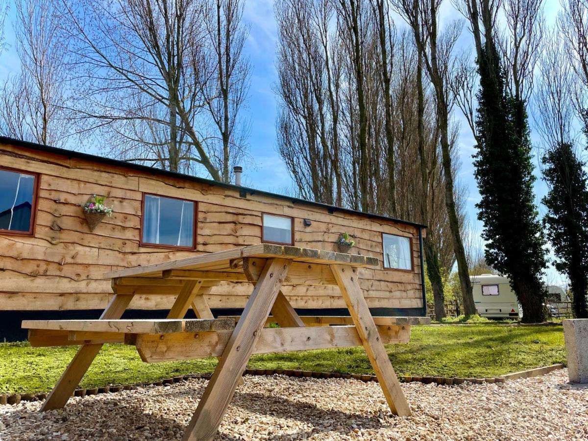 Poplar Lodge Log Caravan Kirkby on Bain Exteriér fotografie